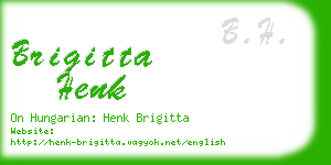 brigitta henk business card